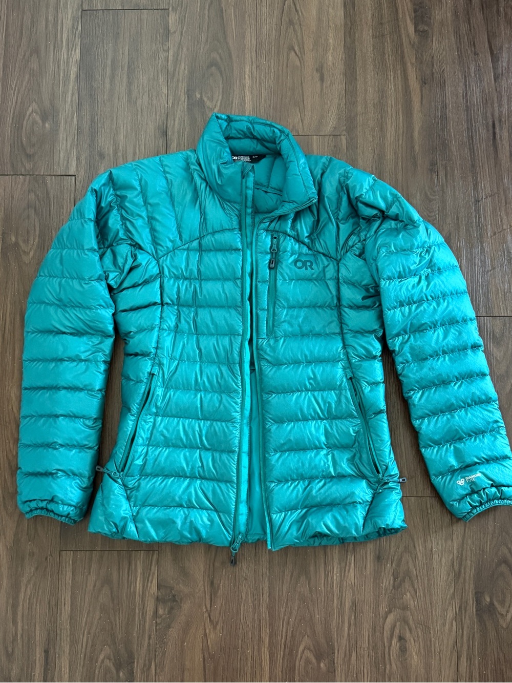 Outdoor Research Helium Down Jacket - Deep Lake - Teal - Small